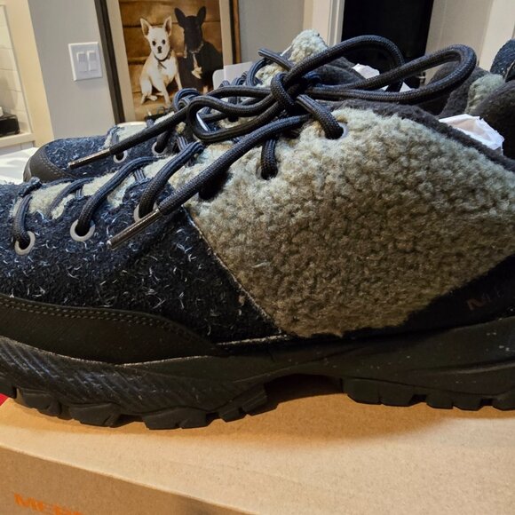 Merrell MQM Ace Fleece 1TRL Black Olive Hiking Shoes sneakers Sz 10 J067897 NEW - Picture 5 of 14